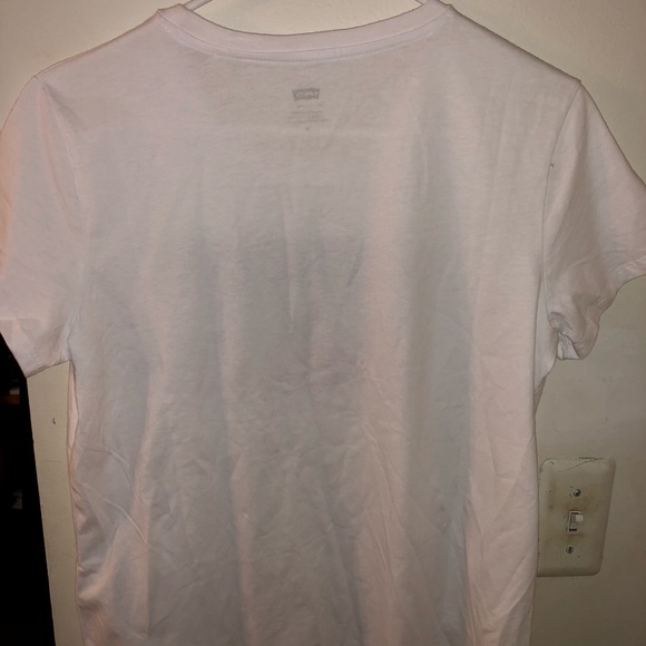 White Levi T-Shirt - NEW - Picture 2 of 3